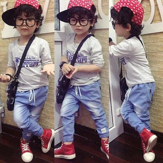 Quần bò HM bo gấu