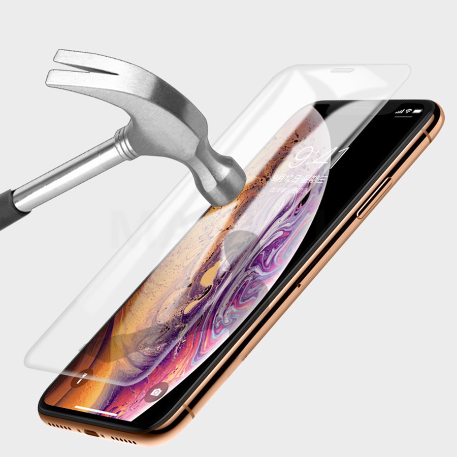 Film Hydrogel Silicone Silicone mềm bảo vệ màn hình 9D cho iphone 5 5s se 6 6s 7 8 plus X XR XS Max