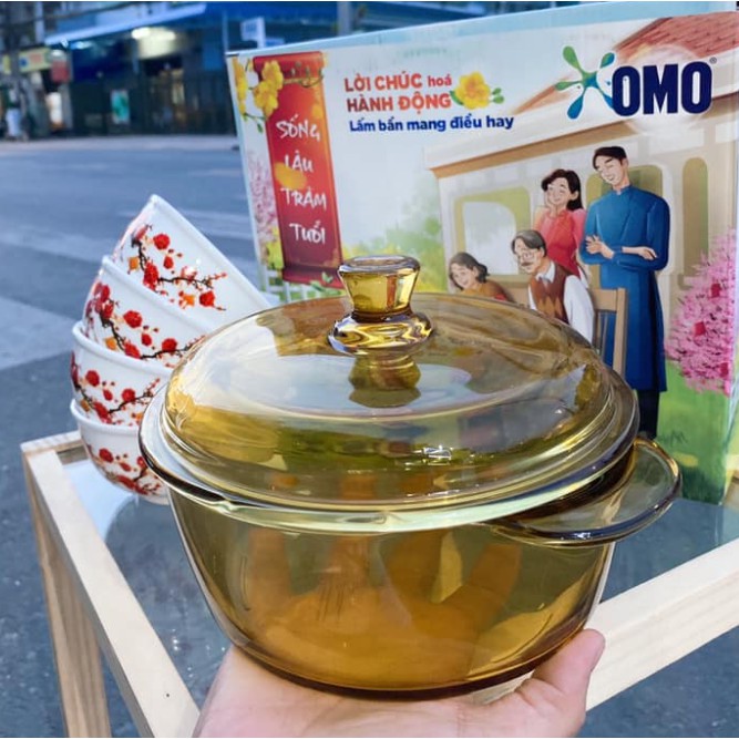 Bộ chén thố Omo 5 món