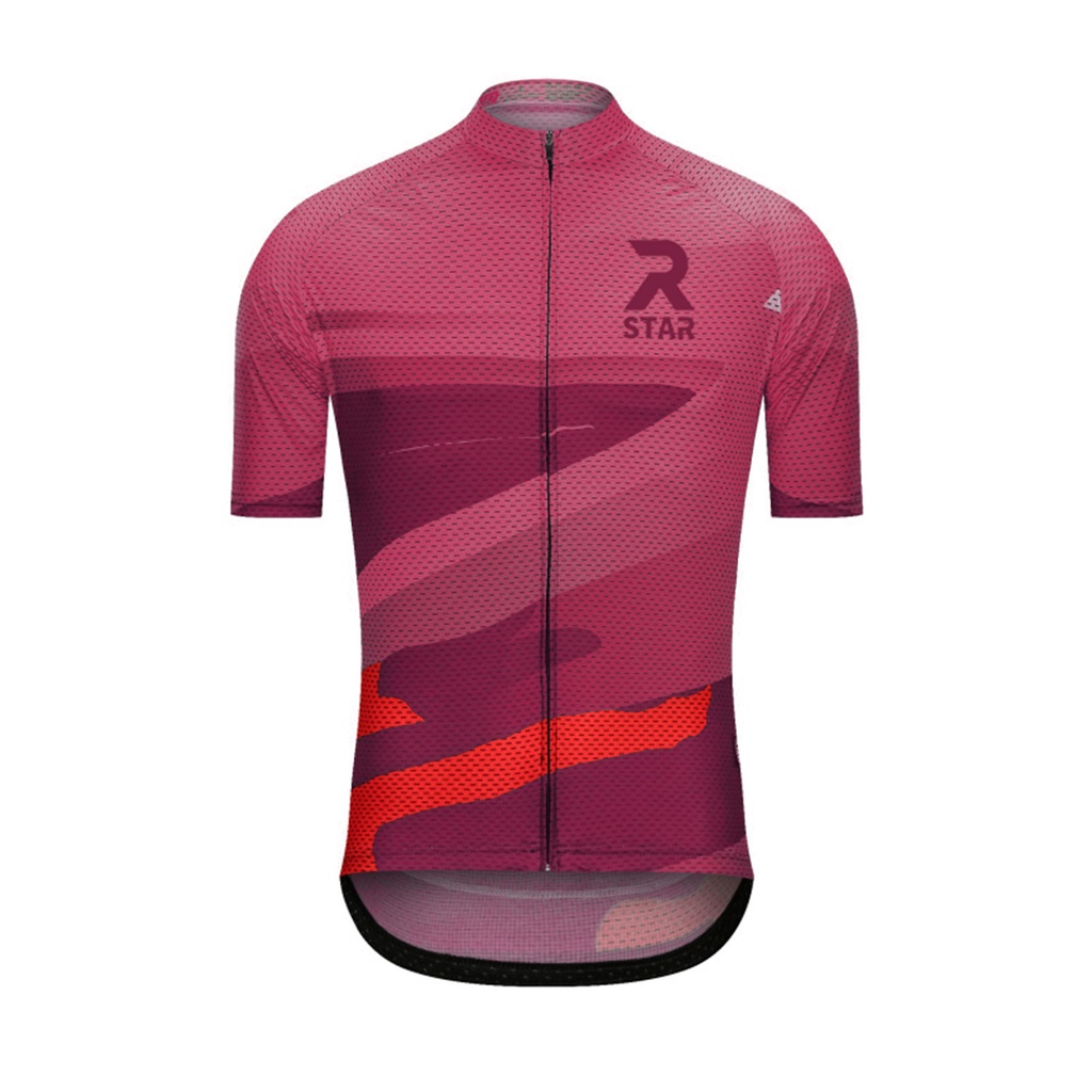 Áo Thun Đua Xe Đạp Ngắn Tay Thấm Hút Tốt Cho Nam TEAM