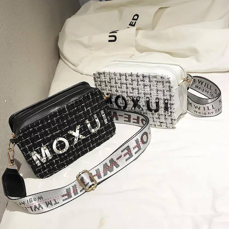 [XẢ HÀNG TỒN KHO] TÚI ĐEO CHÉO MOXUI OFF WHITE