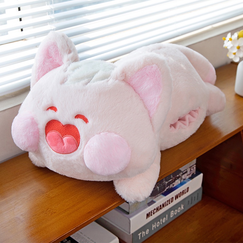 Dudu MeowThú Nhồi Bông Giữ Ấm Tay Hình Mèo Hoạt Hình Siêu Dễ Thương 60cm