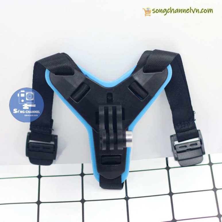 Dây Đeo Action Camera, GoPro Vào Cằm Mũ Bảo Hiểm