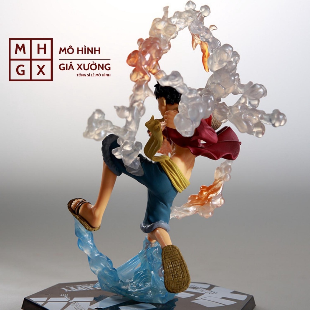 Mô hình One Piece Luffy gear 2 haki figure F.zero hàng cao cấp đế có chữ tên nhân vật luffy cao 20cm hiệu ứng đặc biệt