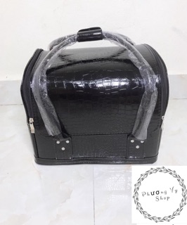 Cốp da để đồ nail, phun xăm, mỹ phẩm size 32*21*26cm.