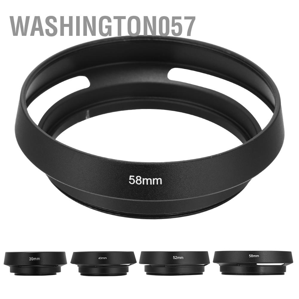Có thể bán buôn Universal Aluminium Alloy Hollow Camera Lens Hood Sunshade Cover Protector Washington057 Hàng giao ngay
