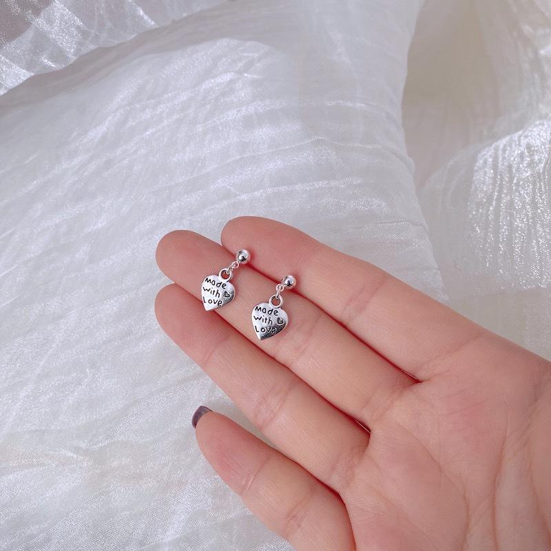 Hoa tai nụ cười Hoa tai nữ thời trang đơn giản cổ điển Hàn Quốc