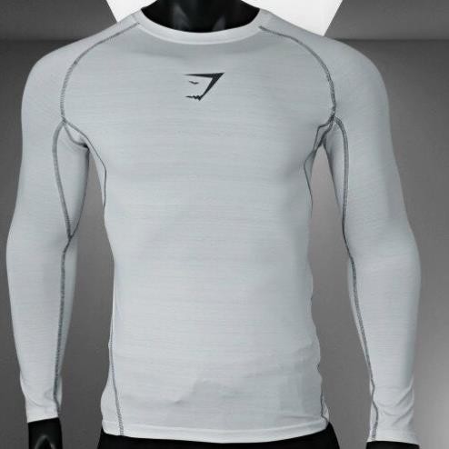 Áo thể thao nam dài tay GYMSHARK Body chuẩn men GS0002- Key Sport chuyên đồ thể thao nam tập GYM, YOGA ❕