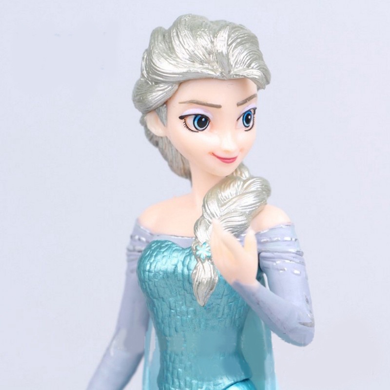 Đồ Chơi Hình Công Chúa Elsa Anna Disney Trang Trí Bánh Kem