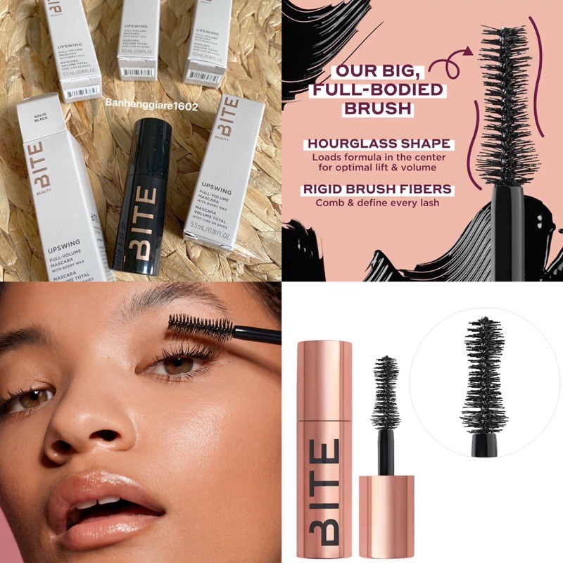 Chuốt Mi Bite Beauty Mini Upswing Full-Volume Mascara (Minisize -Sephora Mỹ)