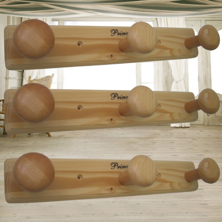 MÓC TREO QUẦN ÁO-LOẠI NGANG 3 CỤC Dùng để treo, móc đồ quần áo, phụ kiện tùy thích theo ý bạn