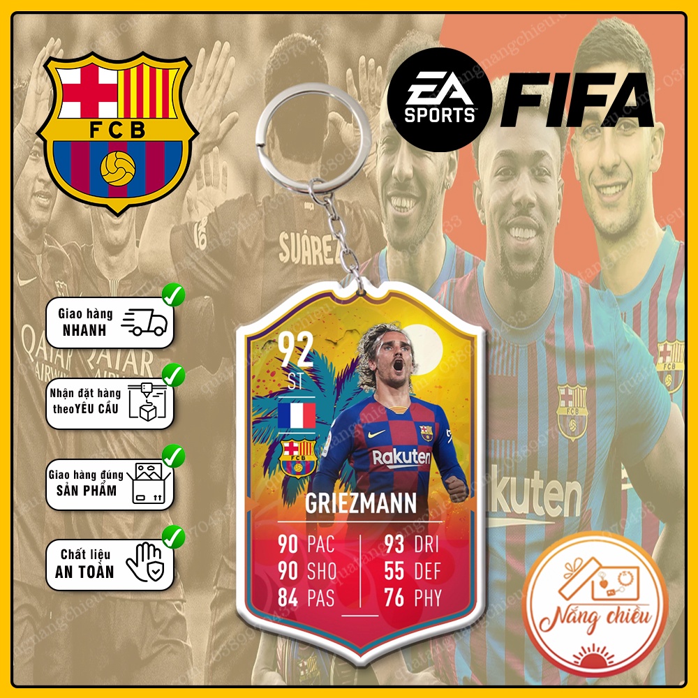 Móc Khóa Antoine Griezmann ☘️MÓC KHÓA CẦU THỦ☘️