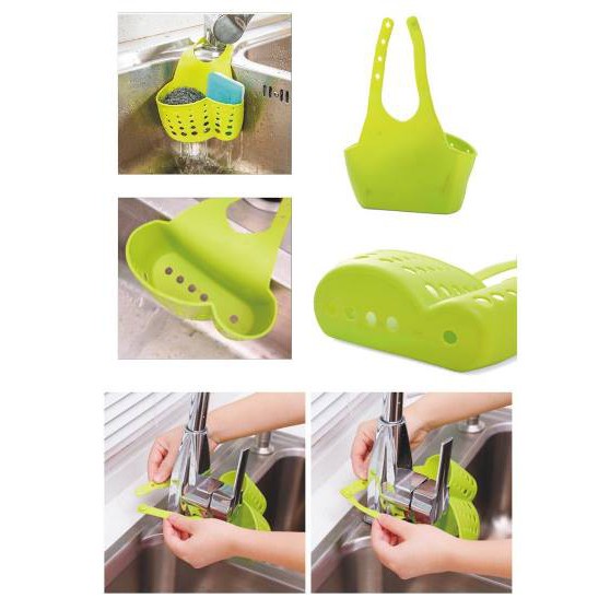 GIỎ NHỰA DẺO ĐỰNG DỤNG CỤ RỬA BÁT TIỆN LỢI -giadunghn1