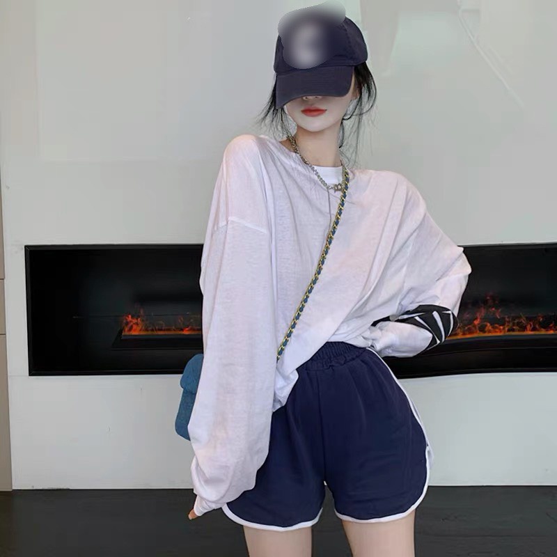 Set bộ mũ 3 món sọc tay mix quần short đùi LT277