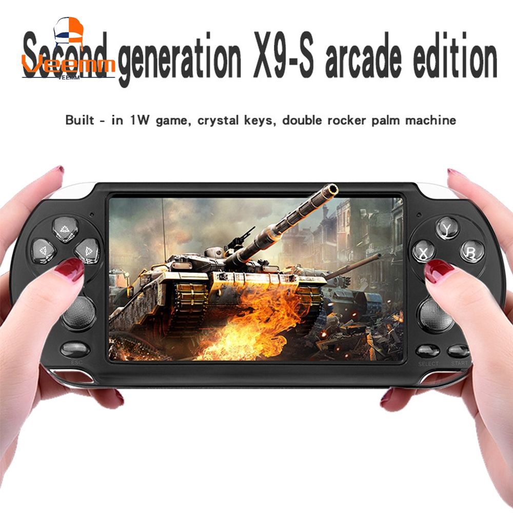 Máy Chơi Game Cầm Tay 8gb X9-S Psp 10000 Trò Chơi Thú Vị