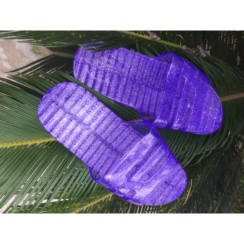 Dép bản lê nữ quai ngang kim tuyến,thông thoáng,thoát nước nhanh HP336