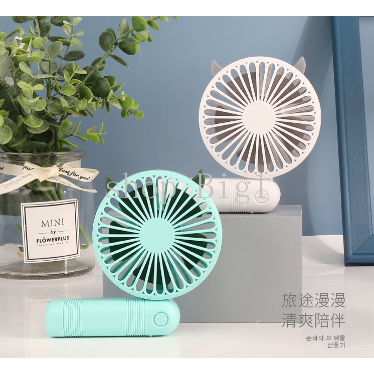 Quạt Mini Quạt Cầm Tay Mini Fan Gấp Gọn Sạc Usb