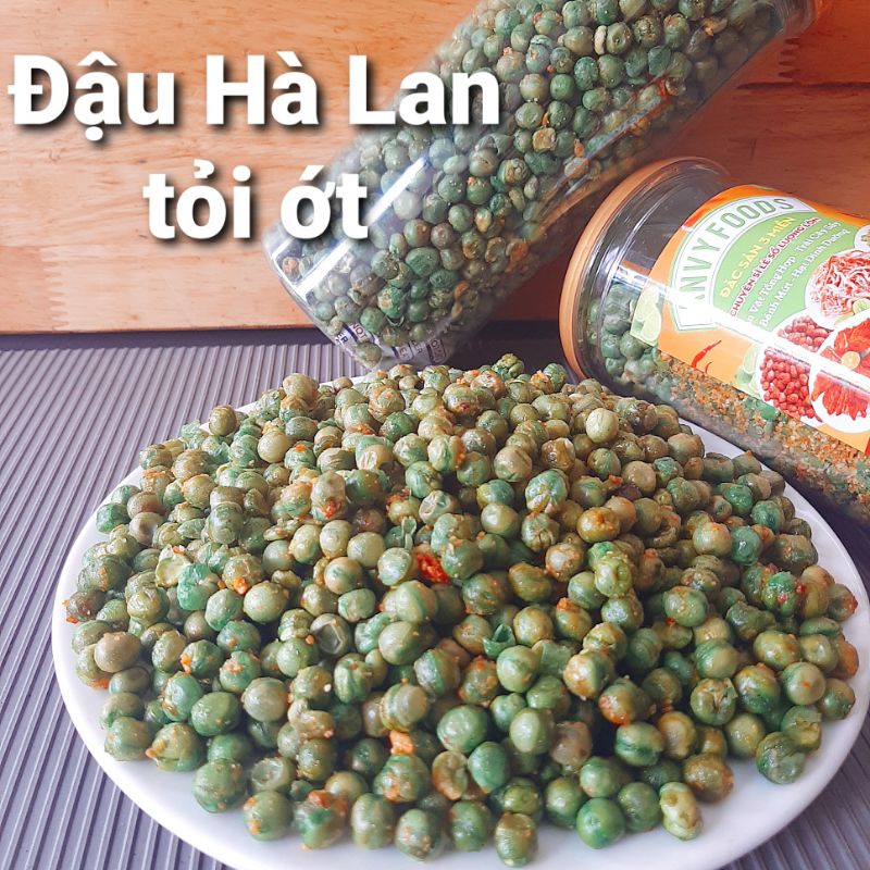 450gr Đậu Hà lan tỏi ớt - Hình thật 100% shop chụp.