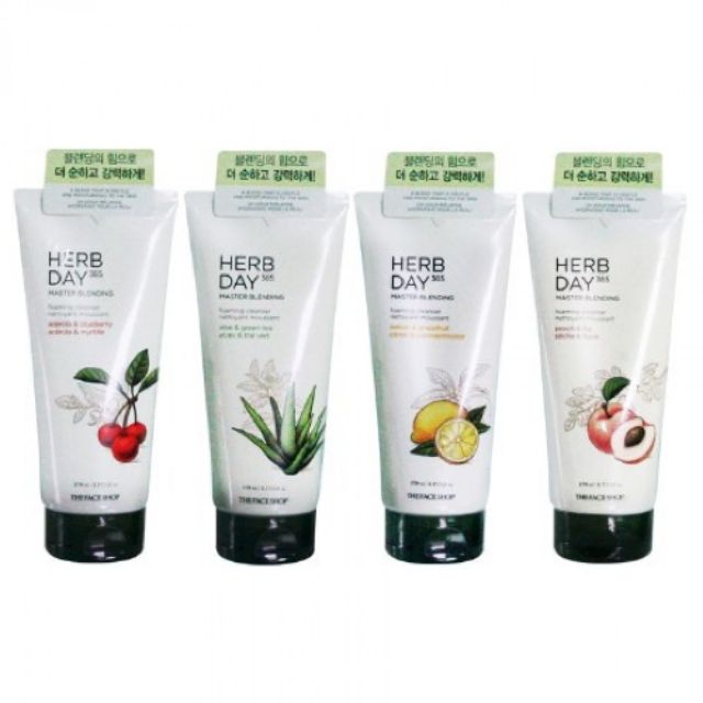 Sữa Rửa Mặt Herb Day 365 Cleansing Foam TheFaceShop