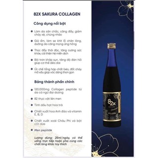 [Chính hãng_Thanh lý] Nước uống làm đẹp 82x Sakura Collagen