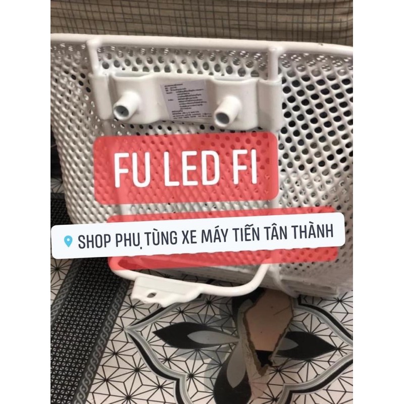 Rổ đựng Giỏ LƯỚI MÀU TRẮNG xe wave125 fuled future 125 fi rs 100 wave s110