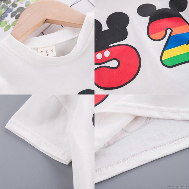 Set Áo Thun Ngắn Tay Cổ Tròn + Quần Short Lưng Thun Thời Trang Bé Trai