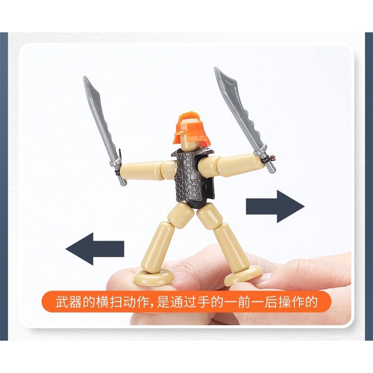 Đồ Chơi Võ Sĩ Thi Đấu 2 Người Chơi - Bộ Đồ Chơi Giật Dây Đấu Võ Đài Có 8 Vũ Khí Giúp Rèn Luyện Khả Năng Phản Xạ Cho Bé