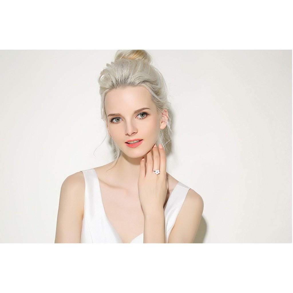 Nhẫn Bạc Nữ Hoa Anh Đào TNC Jewellery