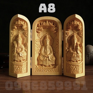 Bộ 3 tượng gấp gọn A8 Tam Thanh - (Ngọc Thanh - Thượng Thanh - Thái Thanh)
