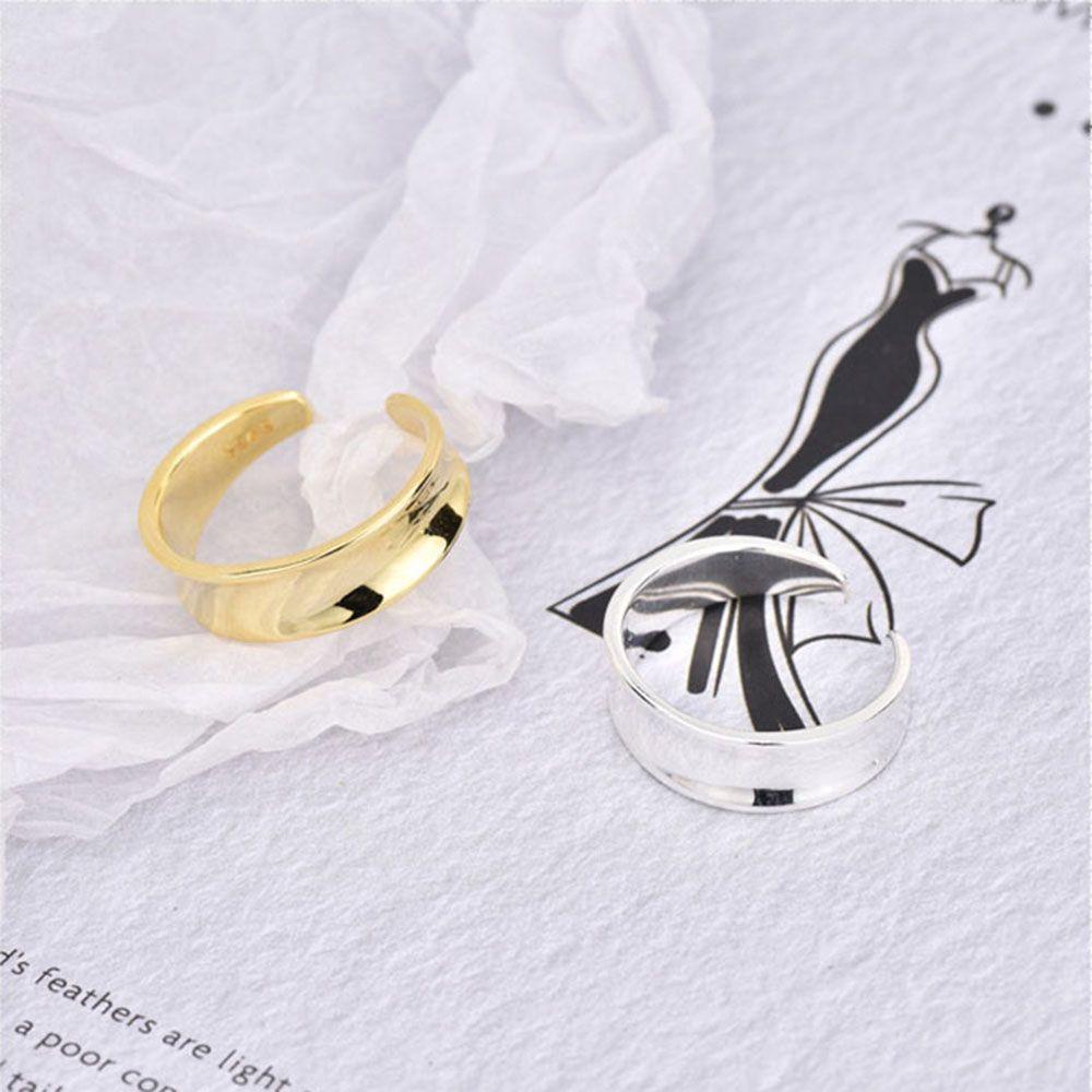 Nhẫn Hình Mặt Cười May Mắn Có Thể Điều Chỉnh Kích Cỡ Thời Trang Dành Cho Nữ