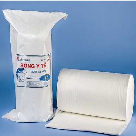 BÔNG Y TẾ BẢO THẠCH 500GR-1KG BÔNG THẤM NƯỚC BÔNG HẤP KÝ