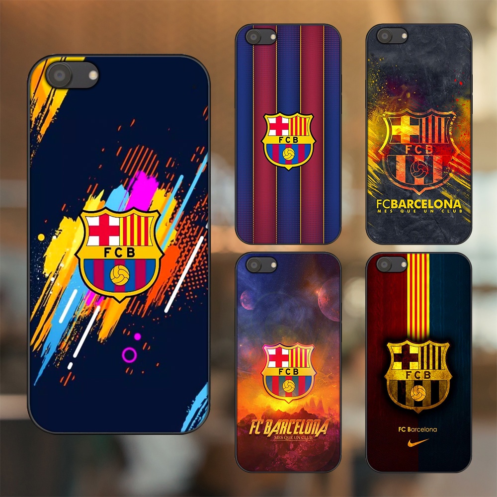 Ốp lưng Oppo A83 viền đen in hình Barcelona Barca