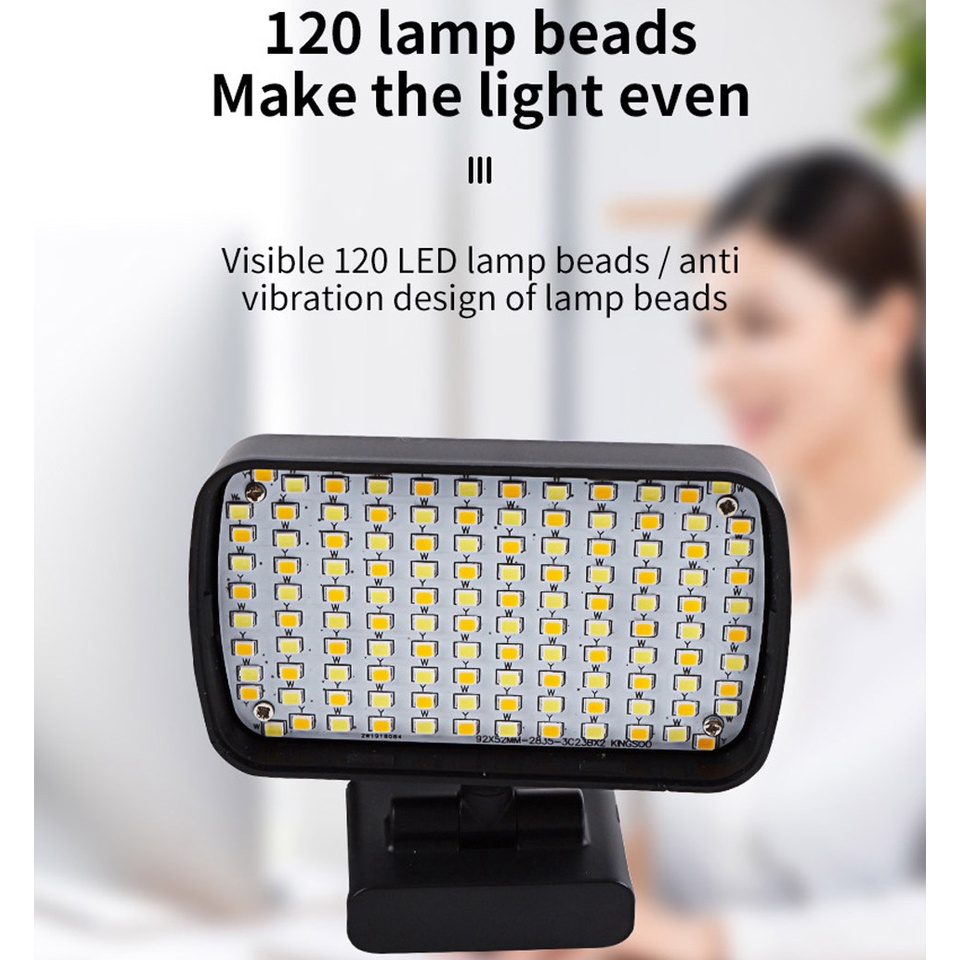 Hội nghị ánh sáng video mini Truyền phát trực tiếp lấp đầy ánh sáng Webcam Vlog Chụp ảnh lấp đầy đèn Chụp ảnh tự sướng