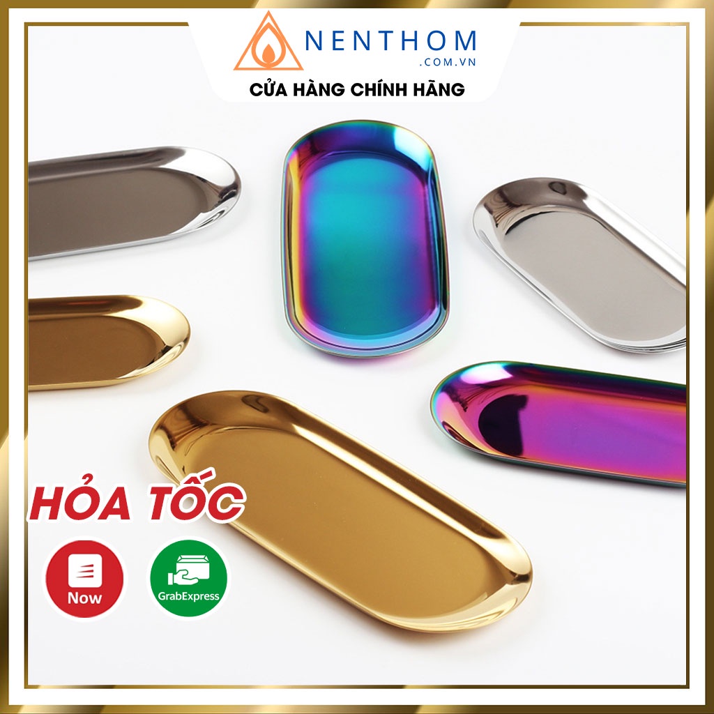 Khay Đựng Phụ Kiện Nến Thơm Đa Năng Trang Trí Nhà Đẹp - K03