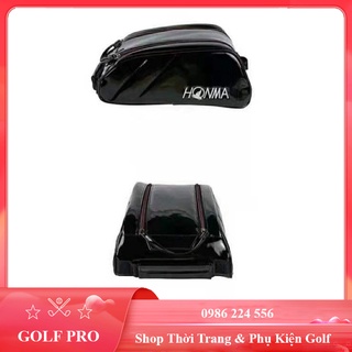 Túi đựng giày chơi thể thao golf honma da pu chống nước cao cấp golf pro sg003