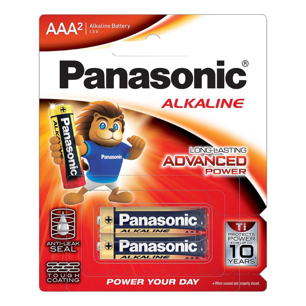 Vỉ 2 Pin Panasonic Alkaline AAA