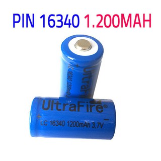 Pin 16340 dung lượng 1200mah
