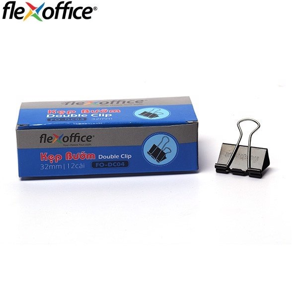 Kẹp bướm đen Flexoffice 15mm / 19mm / 25mm / 32mm / 41mm / 51mm DC01 / DC02 / DC03 / DC04 / DC05 DC06