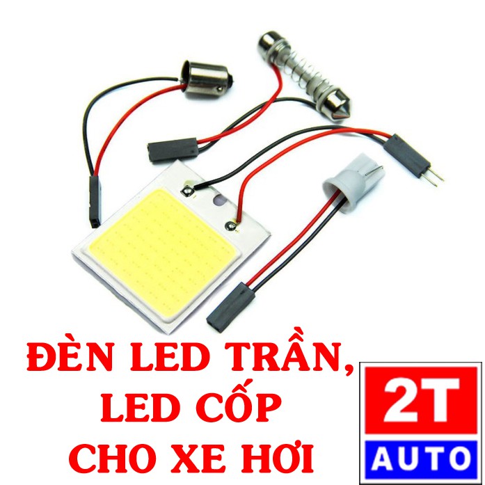 Đèn led trần, led cốp, đèn đọc sách cho xe hơi ô tô siêu sáng, loại cao cấp:   SKU:299