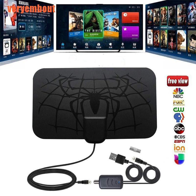 Ăng Ten HDTV DVB-T2 PhạM Vi 1500 DặM KèM Phụ KiệN Chuyên DụNg