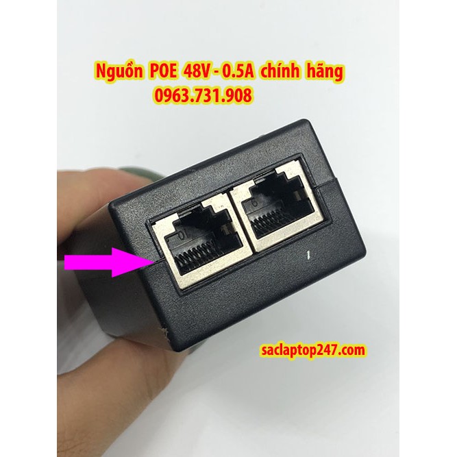 Adapter nguồn poe 48v 0,5a chính hãng