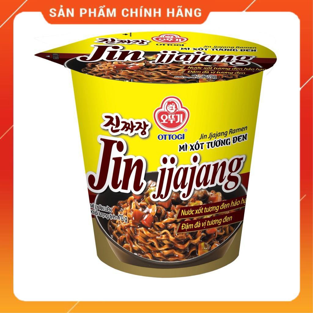 OTTOGI -  Mì ly ăn liền jin jajjang Mì xốt tương đen ottogi 70g