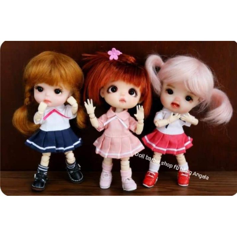 Bộ học sinh dễ thương cho doll 1:12 1/8