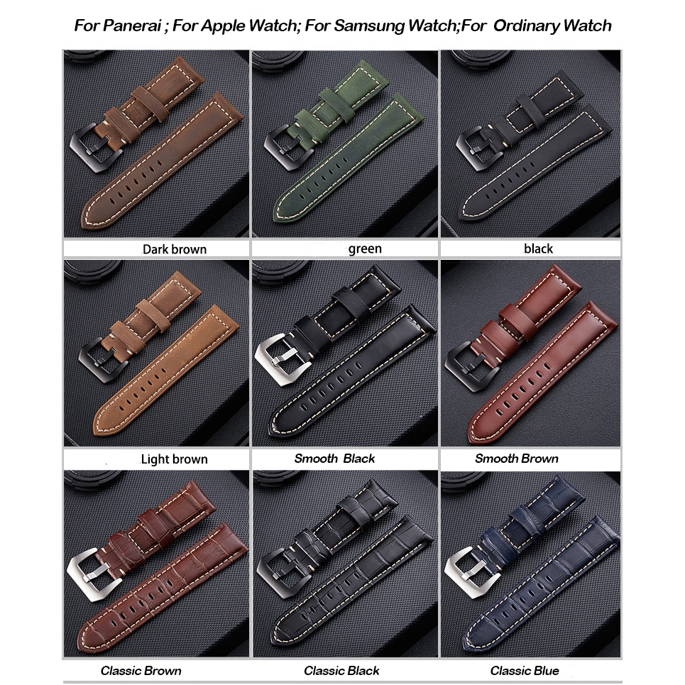 Dây Đeo Thay Thế Chất Liệu Da Thiết Kế Nhiều Lỗ Thời Trang Cho Samsung Galaxy
