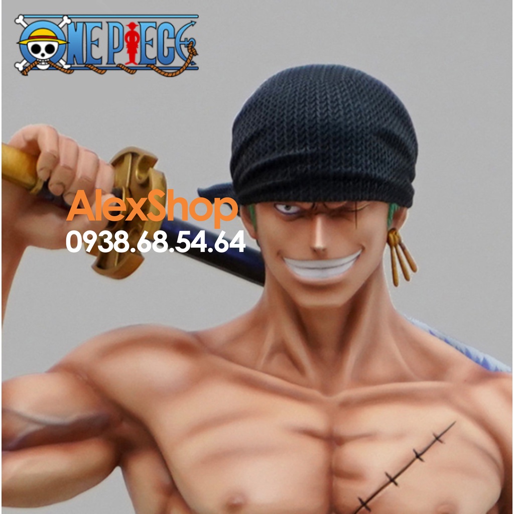 [20Cm] 2 Đầu - Zoro Mô Hình Nhân Vật Làm Bằng Tay OnePiece Các Nhân Vật Trong Truyện Tranh