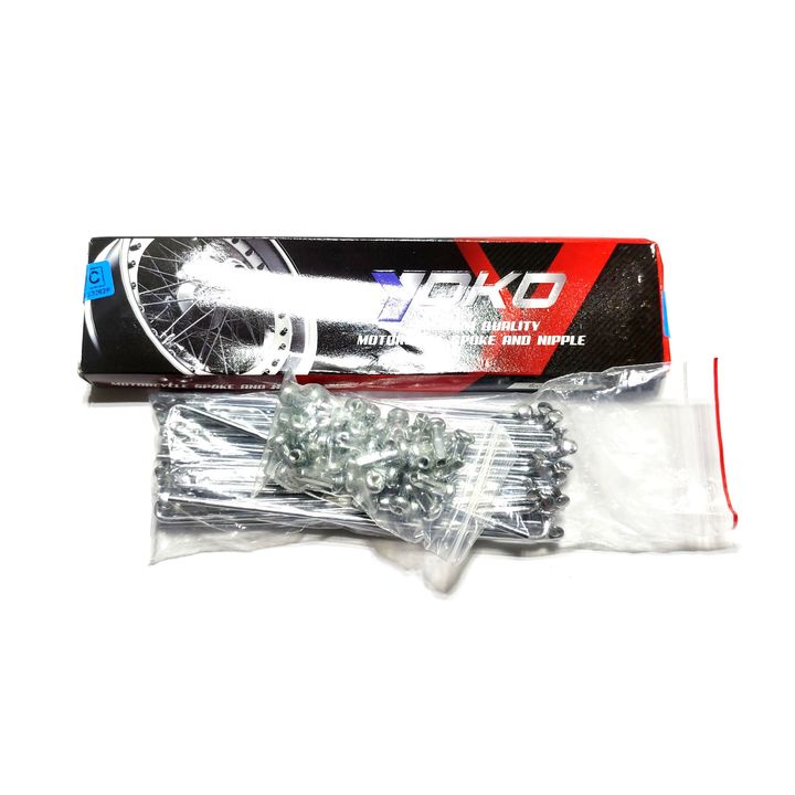 Căm Xe Máy Crom Bộ Căm Yoko Thailand Bánh Trước Sau Mạ Crom