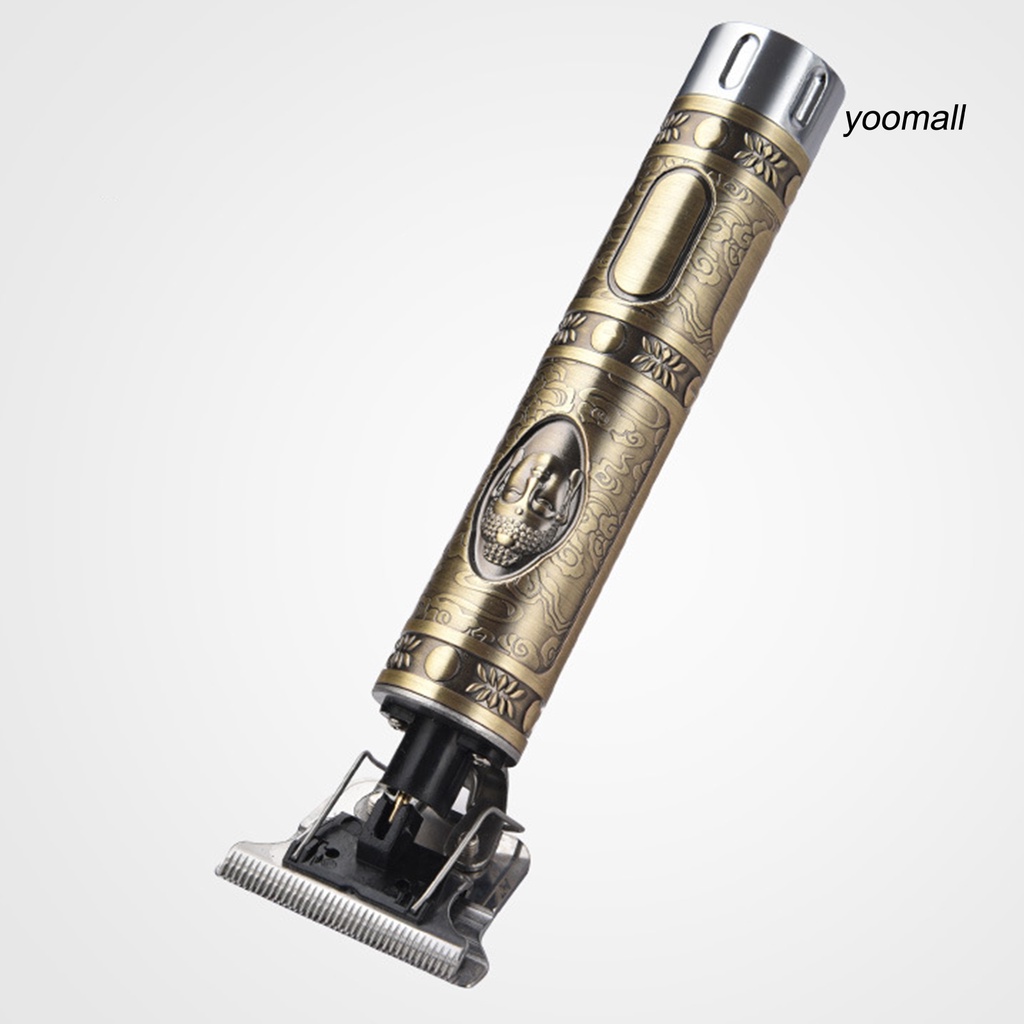 [Hàng mới về] Bộ Tông Đơ Cắt Tóc Không Dây T9 Có Thể Sạc Lại Tiện Dụng Kèm Phụ Kiện