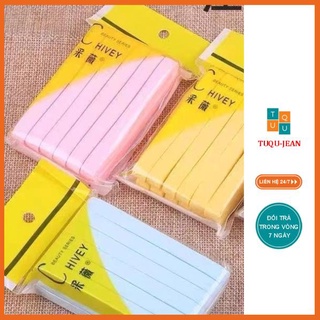 Bông nở rửa mặt Chivey 12 miếng / Miếng mút rửa mặt bọt biển dạng nén, Bông mút bọt biển siêu mềm rửa mặt