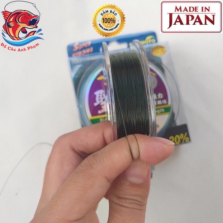 Cước Câu Cá 4 Con Cá Cơm Nhật Bản OKAMOTO Dây Câu Cá Siêu Dai Siêu Bền Siêu Rẻ Cuộn 250m