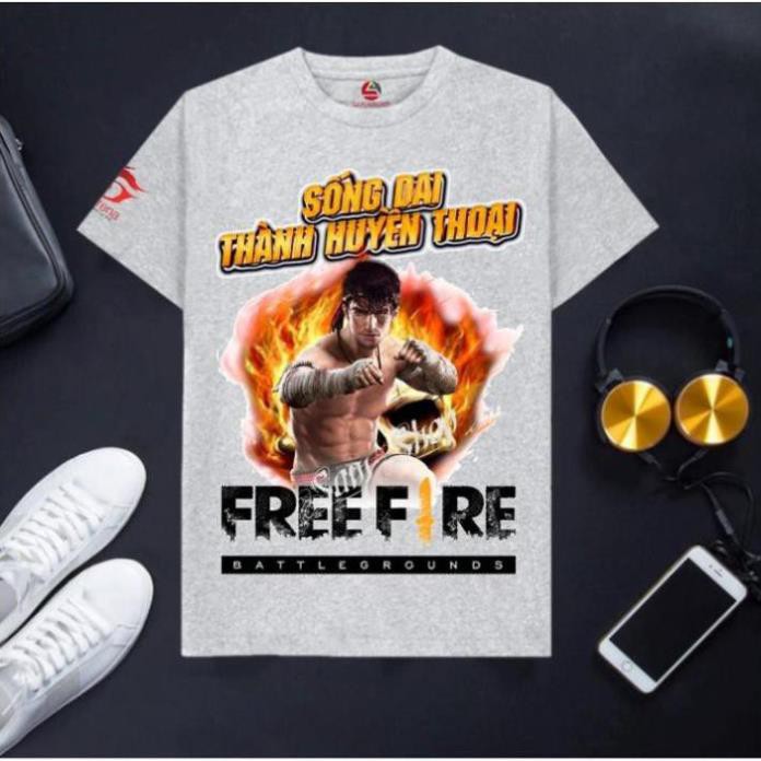 XA KHO-   SALE-  Áo thun in hình Free Fire giá siêu sock khủng long - áo FF chất / ao cực chất